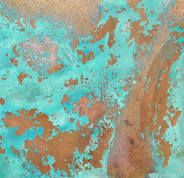Copper patina